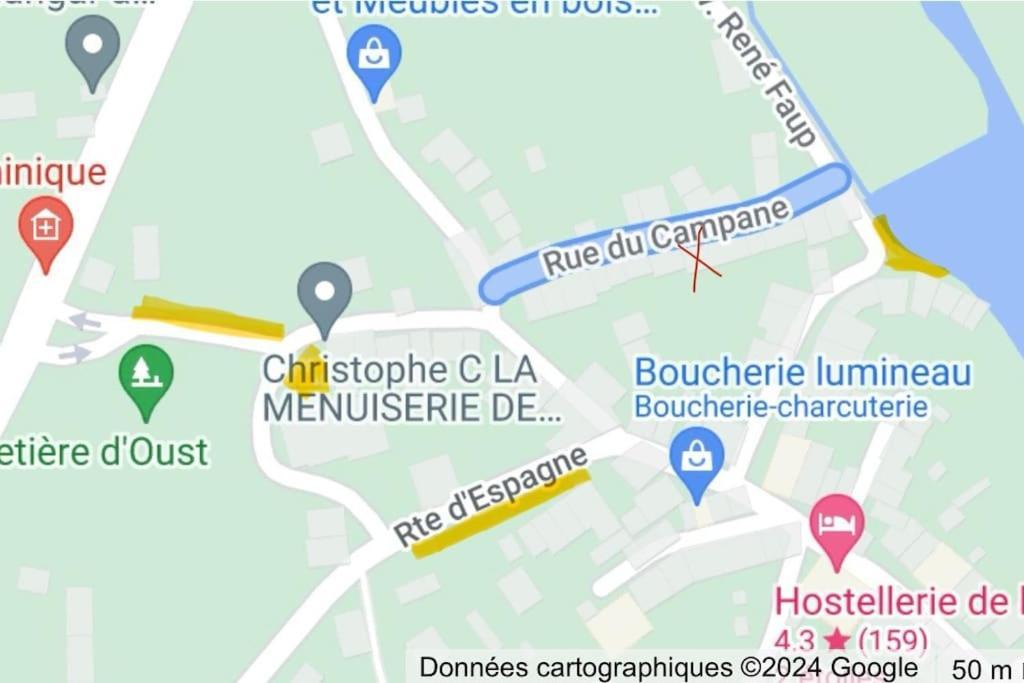 La Petite Ourse Maison De Village A Oust Kültér fotó